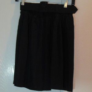 Fancy Black Shorts with Wide Belt MAINFRAME Medium